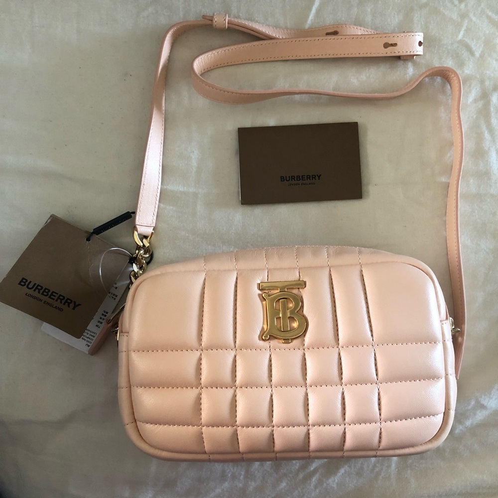 Burberry Mini Lola Camera Bag- Peach